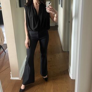 Black Parker Sleeveless Blouse